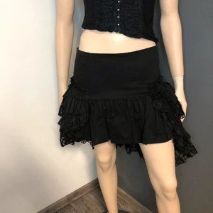 Nova gothic asymetricka krajova sukne